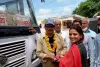 गामडा ब्राह्मनिया में विजवामाता से बडोदा रोडवेज बस के चालक व परिचालक का हुआ स्वागत सत्कार