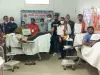 सागवाड़ा राजकीय चिकित्सालय में 5 महिलाओं सहित 52 जनों ने किया रक्तदान