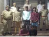 3 महीने में चोरी की 12 से ज्यादा वारदातो को अंजाम देने वाले 5 शातिर चोर गिरफ्तार, चितरी थाना पुलिस को मिली सफलता