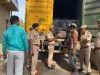 अवैध शराब पर कार्रवाई : रतनपुर चोकी पुलिस ने 65 लाख की अवैध शराब से भरा कंटेनर पकड़ा, चालक गिरफ्तार