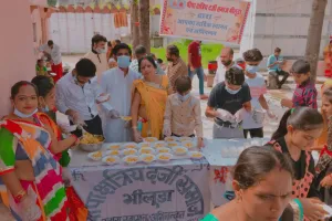 भीलूड़ा में क्षत्रिय पीपा दर्जी समाज ने किया महाप्रसाद का आयोजन