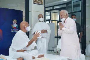 भीलवाड़ा में आचार्य महाश्रमण जी के चातुर्मास प्रवास के दौरान सरसंघचालक मोहन भागवत ने की भेट | मोहन भागवत ने धर्म सभा को किया संबोधित