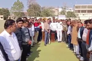 श्री बीशा नागदा जैन क्रिकेट प्रीमियर लीग प्रतियोगिता का लक्ष्मण मैदान में हुआ आगाज