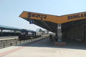 डूंगरपुर से जयसमंद 53 किमी के बीच दौड़ा रेल का ट्रायल इंजन