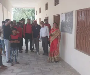 सूरज गांव के विद्यालय में 4 दिन में दूसरी बार विद्यालय में चोरी होने पर ग्रामीणों ने जताया रोष