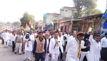आसपुर में सम्मेद शिखर को तीर्थ स्थल घोषित करने को लेकर रैली, कल डूंगरपुर में होगी महारैली