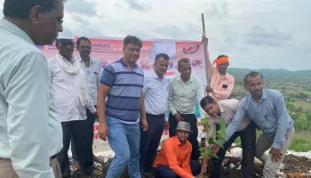 हरियालो राजस्थान के तहत खनन क्षेत्रों में किया वृक्षारोपण